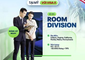 INTERNSHIP J1:THỰC TẬP HƯỞNG LƯƠNG TẠI MỸ – VỊ TRÍ ROOM DIVISION