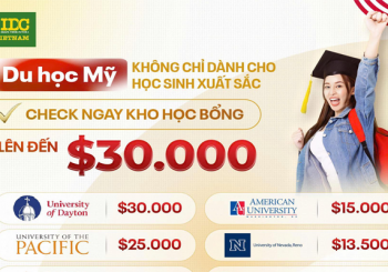 HỌC BỔNG MỸ: KHÁM PHÁ KHO HỌC BỔNG ĐẾN $30.000 USD