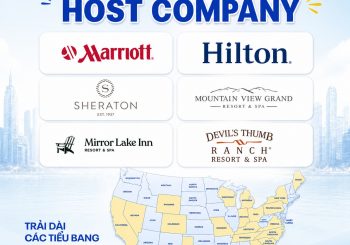 INTERNSHIP MỸ: TỔNG HỢP CÁC HOST COMPANY NỔI BẬT – CHƯƠNG TRÌNH J1