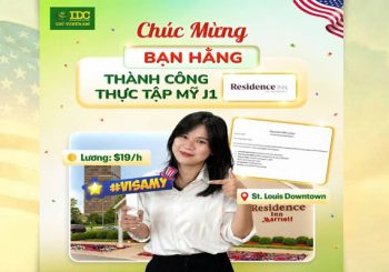 🎉 CHÚC MỪNG HẰNG – CHINH PHỤC VISA J-1, SẴN SÀNG THỰC TẬP TẠI MARRIOTT! 🇺🇸